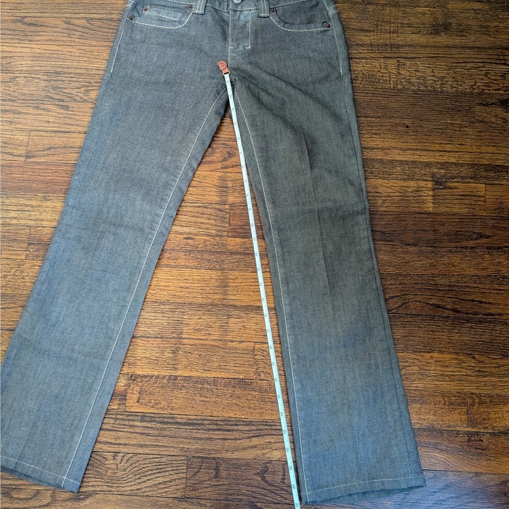 Notify Women's Hellebora Grey Straight Leg Jeans Made in Italy Grunge Size 0/25 - Picture 8 of 9